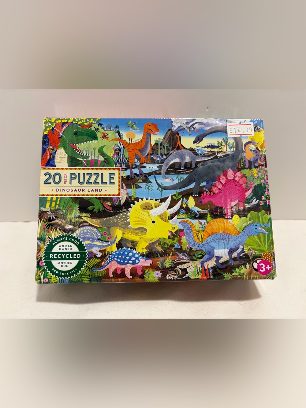 Dinosaur Land Jigsaw Puzzle Big Puzzle Pieces